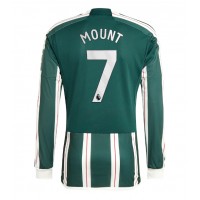 Camisa de time de futebol Manchester United Mason Mount #7 Replicas 2º Equipamento 2023-24 Manga Comprida